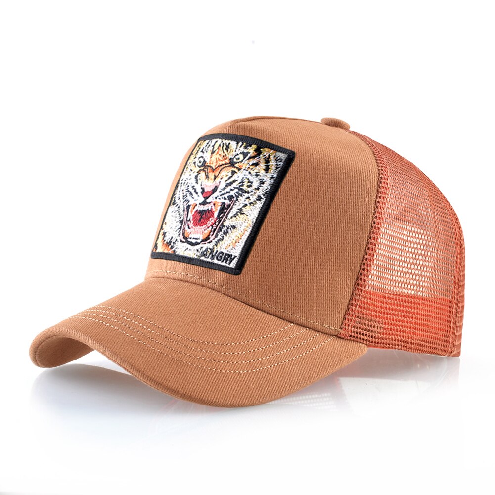 Roaring tiger Embroidered Cap