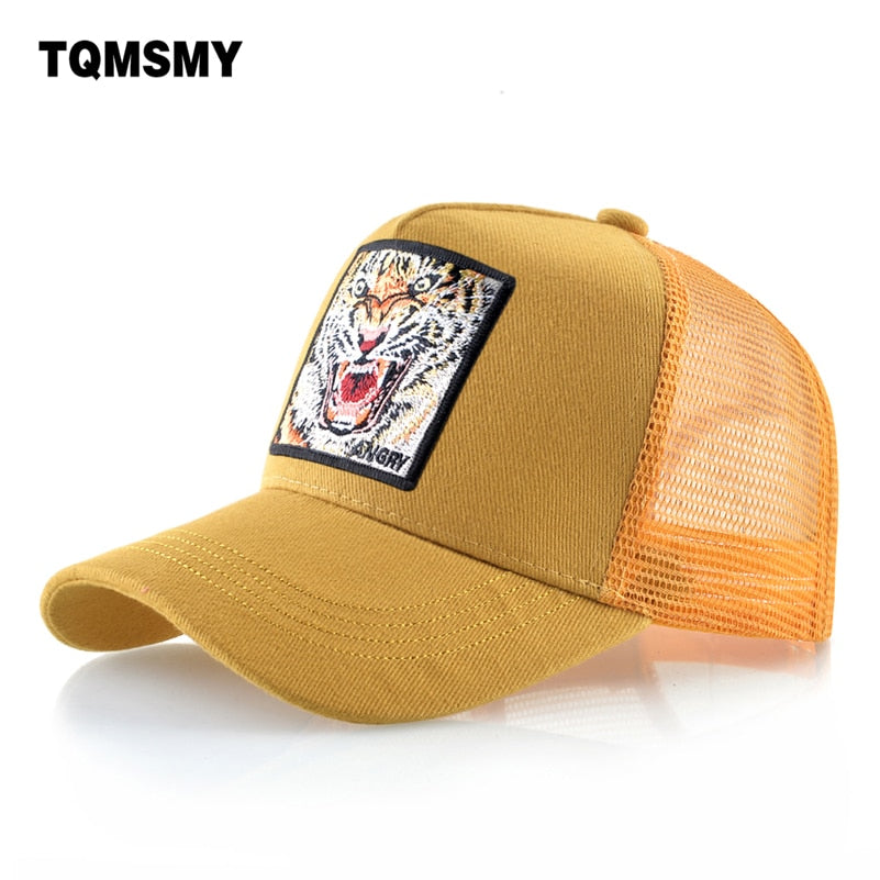 Roaring tiger Embroidered Cap