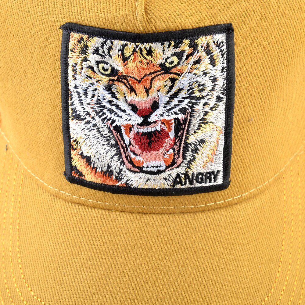 Roaring tiger Embroidered Cap