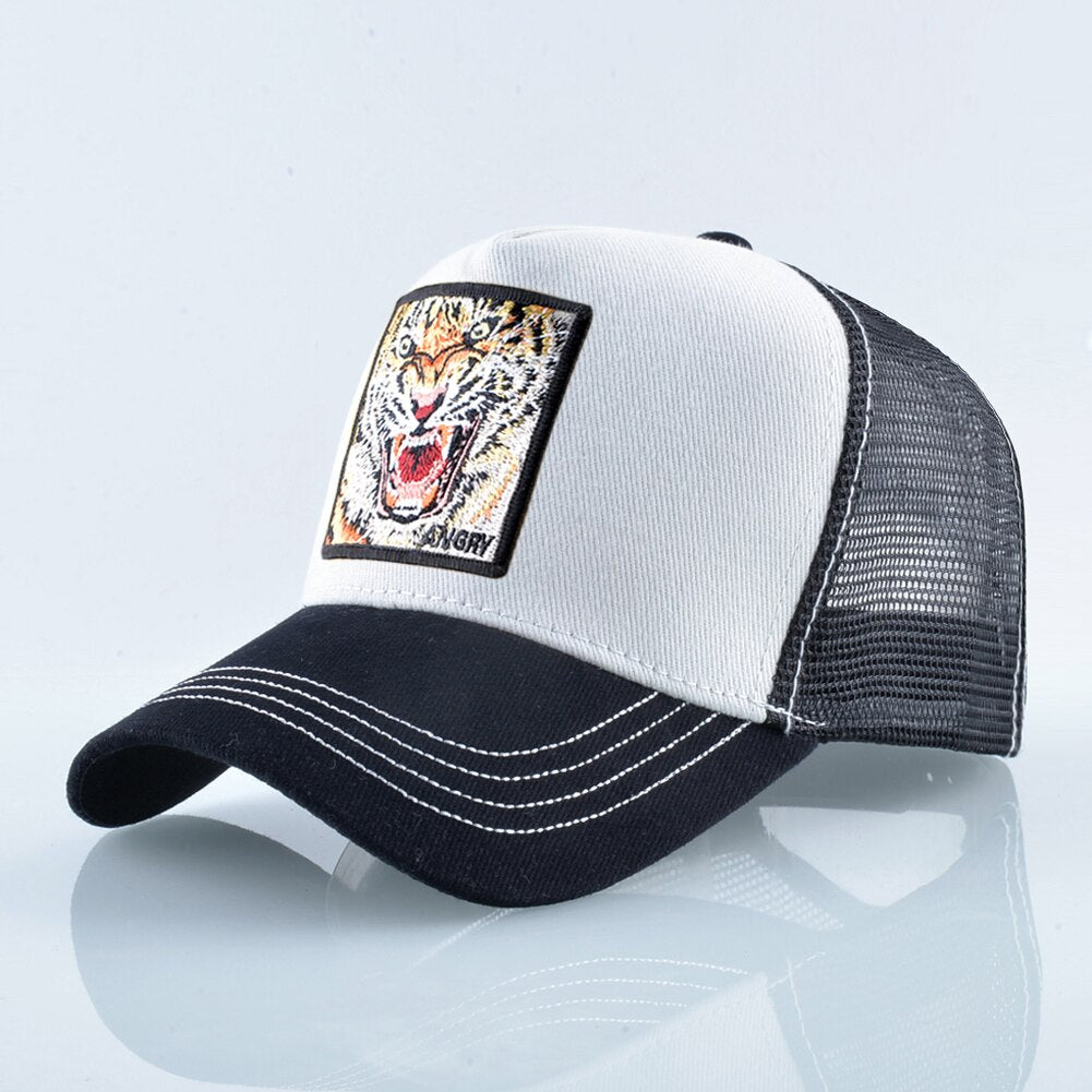 Roaring tiger Embroidered Cap