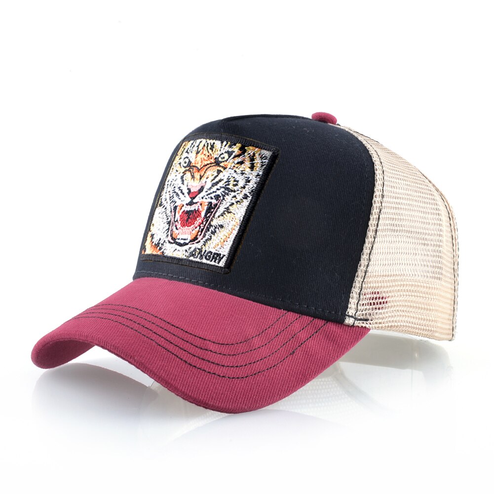 Roaring tiger Embroidered Cap